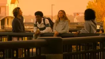 Goodfellow & Co Long Sleeve Rugby Polo Shirt worn by Pope Heyward (Jonathan Daviss) as seen in Outer Banks (S04E05)