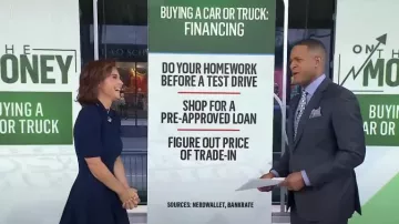 Ted Baker Hillder Robe en tricot à mailles mixtes portée par Stephanie Ruhle comme on le voit dans Today le 16 octobre 2024