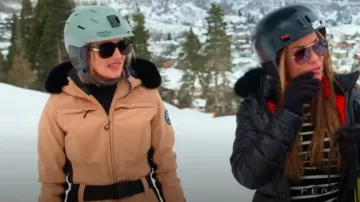 Fendi Eyewear Oversized Aviator-Style Acetate And Gold-Tone Sunglasses worn by Whitney Rose as seen in The Real Housewives of Salt Lake City (S05E05)