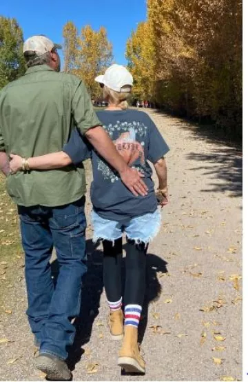 Daydreamer Sublime Self Titled Merch Tee porté par Gwen Stefani sur sa Story Instagram le 4 octobre 2024