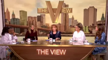 Veronica Beard Otis Dress worn by Alyssa Farah as seen in The View on October 15, 2024