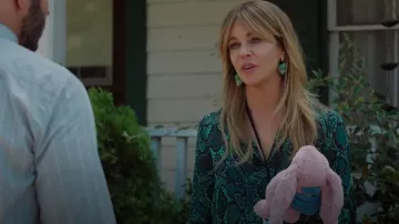 Rixo Aggie Earrings worn by Morgan Gillory (Kaitlin Olson) as seen in High Potential (S01E04)