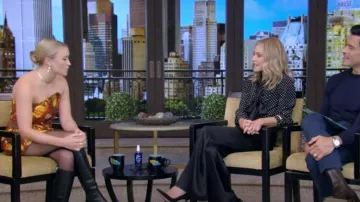 Acler Brookfield Mini Dress worn by Emily Osment as seen in LIVE with Kelly and Mark on  October 18, 2024