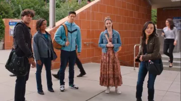 J Brand Reserved Style Blue Stretch Denim Women's Jeans worn by Mika Yasuka (Midori Francis) as seen in Grey's Anatomy (S21E04)