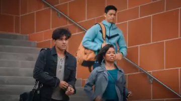 John Varvatos Memphis Waffle Long Sleeve Henley In Grey Hthr worn by Dr. Lucas Adams (Niko Terho) as seen in Grey's Anatomy (S21E04)