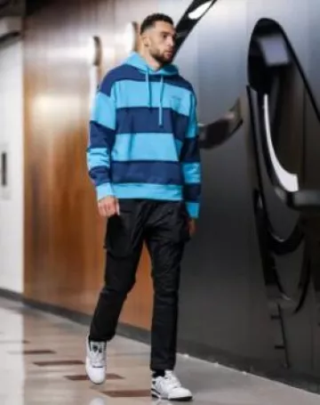 Rick Owens Black Nylon Creatch Slim Cargo Pants porté par Zach LaVine sur le compte Instagram @cavs