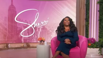 Loft Ribbed Trumpet Sleeve Midi Sweater Dress worn by Sherri Shepherd as seen in Sherri on October 17, 2024