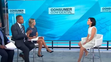 Ted Baker Kaleen Dress worn by Vicky Nguyen as seen in Today on October 22, 2024