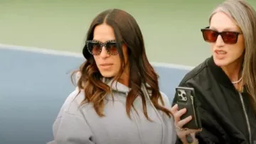 Rebecca Minkoff Lunettes de soleil Cyndi 2/S Cat Eye pour femmes portées par Rebecca Minkoff comme on le voit dans The Real Housewives of New York City (S15E04)