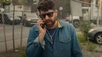 Good Art Hlywd Gourmette Chain Necklace porté par Harry Keshegian (Adam Goldberg) comme on le voit dans The Equalizer (S05E01)