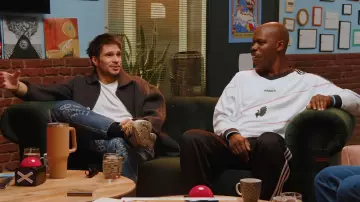 François Civil wears Karma8a jeans in the video The beatbox world champions give us a blindtest and it's (insert adjective such as "sublime")