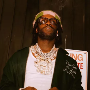 Diet Starts Monday Green Look Like Trouble Jacket worn by Chief Keef on the Instagram account @chieffkeeffsossa