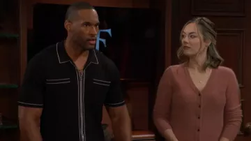 Reiss Christophe Shirt worn by Carter Walton (Lawrence Saint-Victor) as seen in The Bold and the Beautiful on October 22, 2024