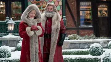 Wardrobe from The Christmas Chronicles: Part Two: Kurt Russell wears Santa Red Costume to play Santa Claus in the movie