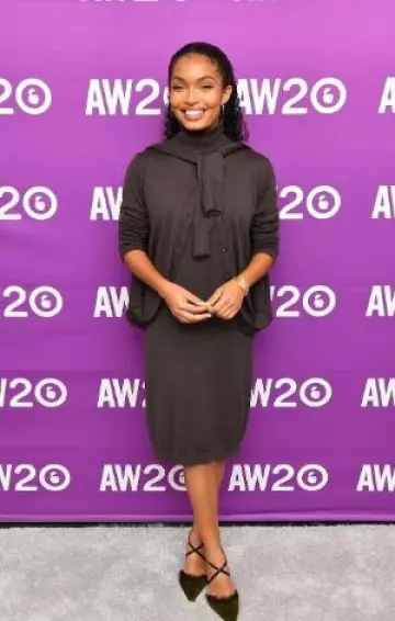 Tod’s Double Collar Silk Blend Cardigan worn by Yara Shahidi at Advertising Week on October 11, 2024