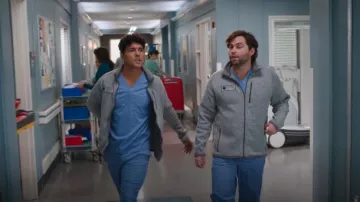 Patagonia Better Sweater Fleece Jacket worn by Dr. Lucas Adams (Niko Terho) as seen in Grey's Anatomy (S21E05)