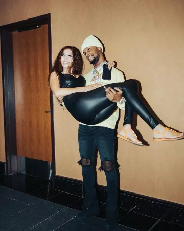 Camiseta de manga larga Chrome Hearts x Matty Boy Lime Green usada por Toosii en la cuenta de Instagram @toosii