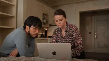 Missoni Waves Pattern Long Sleeve Shirt worn by Mabel Mora (Selena Gomez) as seen in Only Murders in the Building (S04E09)
