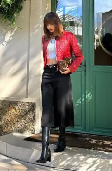 Louis Vuitton Berlin High Boot worn by Lisa on her Instagram Post on October 10, 2024