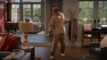 Palm Angels Palms Camo Track Pants worn by Poppa (Damon Wayans) as seen in Poppa's House (S01E02)