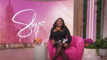 Future Collective Ribbed Cut Out Neck Bodysuit worn by Sherri Shepherd as seen in Sherri on October 30, 2024