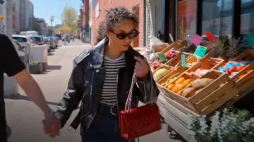 Chanel Classic Medium Double Flap Bag worn by Sai Da Silva as seen in The Real Housewives of New York City (S15E05)