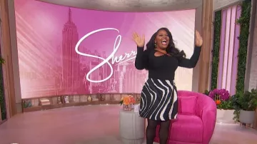 Eloquii Printed Mini Skirt worn by Sherri Shepherd as seen in Sherri on October 30, 2024