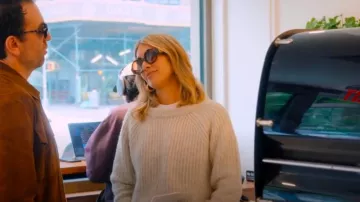 Samsoe Samsoe Layla Jersey de punto grueso usado por Erin Dana Lichy como se ve en The Real Housewives of New York City (T15E05)