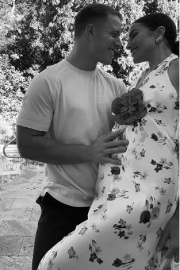 Rodarte Floral Silk Halter Maxi Dress worn by Olivia Culpo on her Instagram Post on October 14, 2024