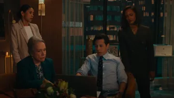 P.A.R.O.S.H. Mid-Rise Virgin-Wool Flared Trousers worn by Olympia (Skye P. Marshall) as seen in Matlock (S01E02)