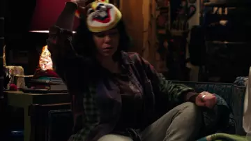 Mean Girls Movie Wardrobe: Janis 'Imi'ike (Auli'i Cravalho) wears Urban Outfitters BDG Flannel Button-Down Shirt