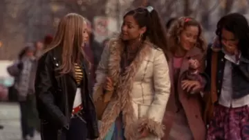 The Cheetah Girls Wardrobe: Galleria (Raven-Symoné) is wearing Miss Sixty Fur Trim Coat