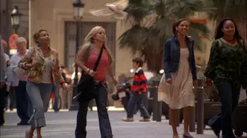 Wardrobe of The Cheetah Girls 2: Galleria (Raven-Symoné) wears Custo Barcelona Printed Blouse in the movie