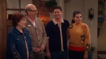 Bound Stevie Waffle Textured Knit Polo worn by Quinten (Matt Shively) as seen in Lopez vs Lopez (S03E03)