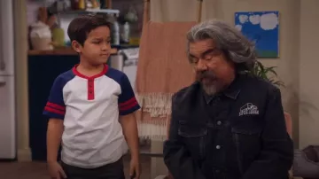 Gymboree Boys' And Toddler Short Sleeve Henley T-Shirt worn by Chance (Brice Gonzalez) as seen in Lopez vs Lopez (S03E03)