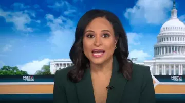 Veste Veronica Beard Miller Dickey en pin portée par Kristen Welker comme on le voit dans Today le 1er novembre 2024