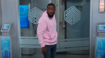 Nike Sportswear Club Fleece Pullover Hoodie worn by Malcolm Butler (Sheaun McKinney) as seen in The Neighborhood (S07E03)