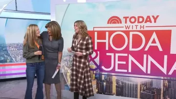 Reiss Sandy Wool Sweater Dress worn by Hoda Kotb as seen in Today with Hoda & Jenna on  November 4, 2024