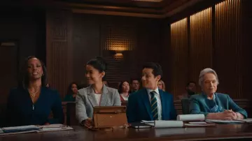 Rag And Bone Josie Tweed Blazer worn by Sarah (Leah Lewis) as seen in Matlock (S01E03)
