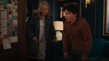 Petite Plume Timeless Toile Print Pajama Set worn by Madeline Matlock (Kathy Bates) as seen in Matlock (S01E04)