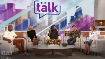 Nike Dunk Low Retro Prm Sneaker worn by Akbar Gbaja-Biamila as seen in The Talk on October 29, 2024