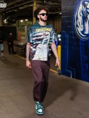 Gafas de sol Louis Vuitton 1.1 Millionaires usadas por Dereck Lively II en la cuenta de Instagram @dallasmavs