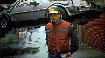 Chaqueta original de secado usado por Marty McFly (Michael J. Fox) en Back to The Future Part II