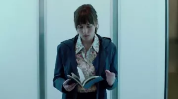 Anastasia Steele (Dakota Johnson) John Partridge Abrigo en 50 tonos más oscuro
