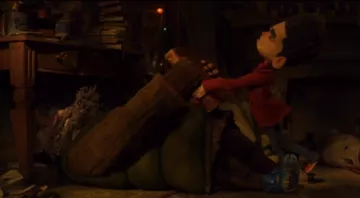 The true face of Norman Babcock (Kodi Smit-McPhee) in The Strange power of Norman