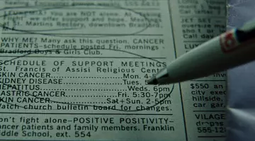 Les au­then­tiques stylos du nar­ra­teur (Ed­ward Nor­ton) dans Fight Club