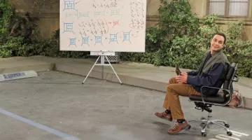 The office chair Eames Sheldon Cooper (Jim Parsons) in The Big Bang Theory