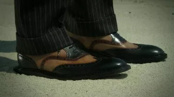 Zapatos Oxford usados por Nucky Thompson (Steve Buscemi) como se ve en Boardwalk Empire