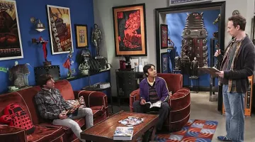 The poster Mike Kungl Comply "Order of The Empire" in ' The Big Bang Theory S09E04