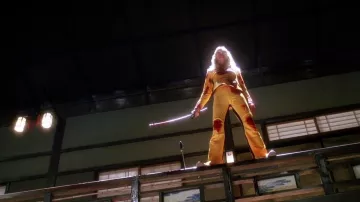 Uniforme Ninja de Chándal Amarillo usado por Beatrix Kiddo, también conocida como Black Mamba (Uma Thurman) en Kill Bill Vol.1